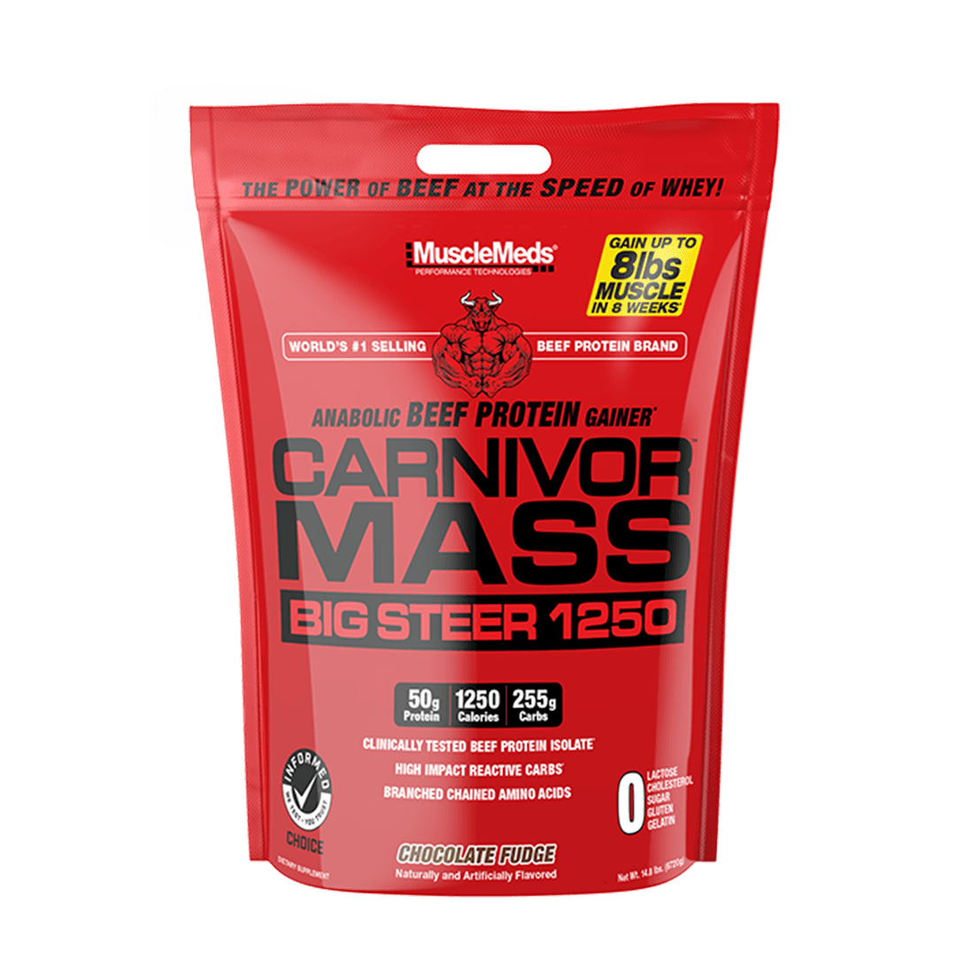 Carnivor Mass Big Steer 1250 - 100% Beef Protein Mass Gainer гейнер