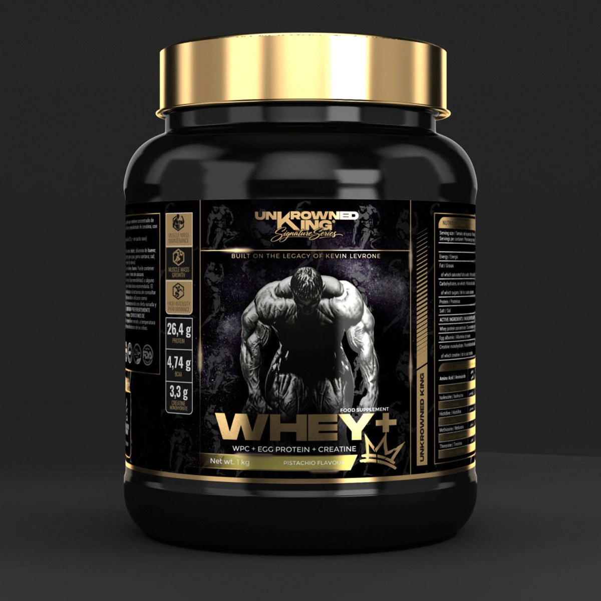 Unkrowned King WHEY+ Pistachio 1kg
